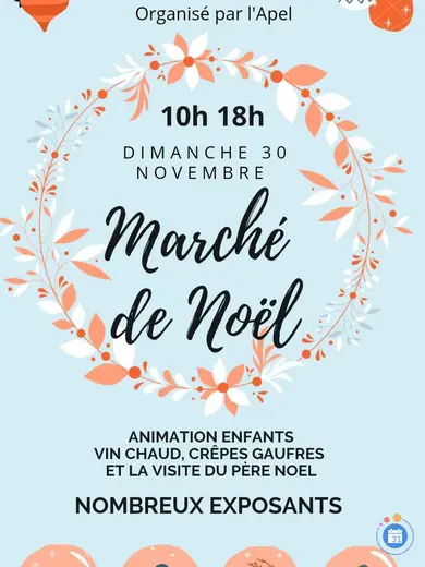 Affiche Marche de noel