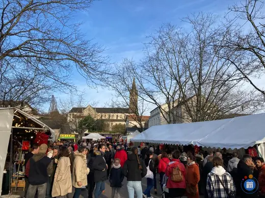 Affiche 20 ans du marché de Noël d'Oudon