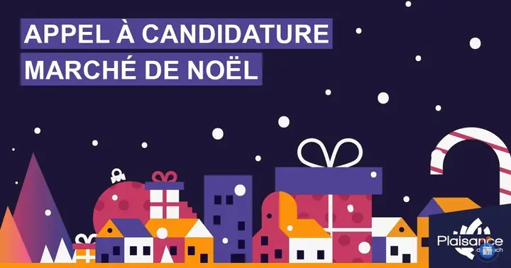 Affiche Marché de Noël