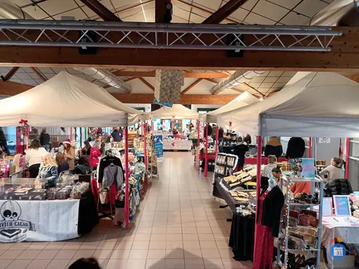 Affiche Marché de noël St Fiacre Sur Maine