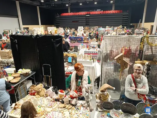 Affiche Marché pour un Noël Solidaire de l'Association Richard Gamot