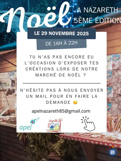 Affiche Noël à Nazareth 5ème édition