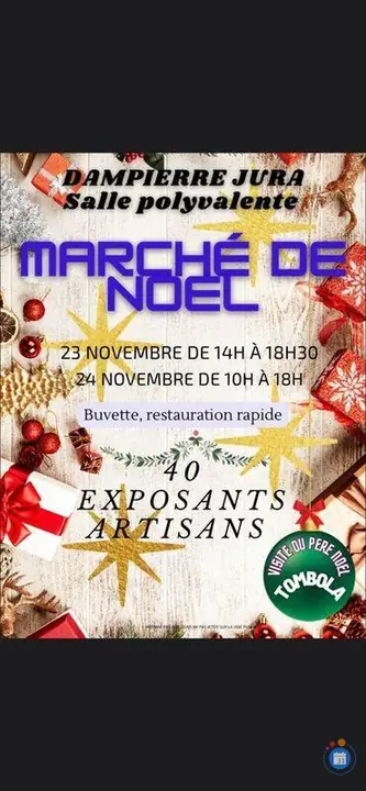 Affiche marcher de noel