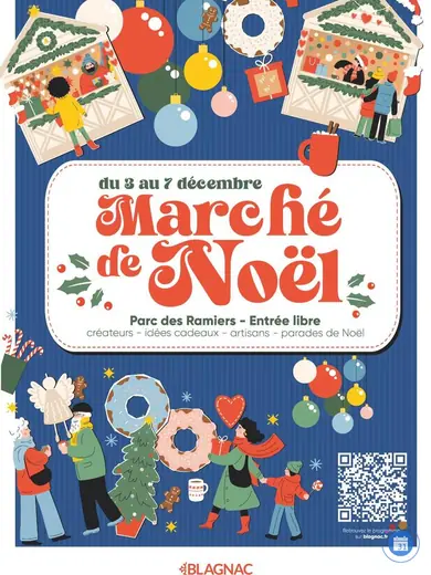 Affiche Marché de Noël de Blagnac - édition 2025