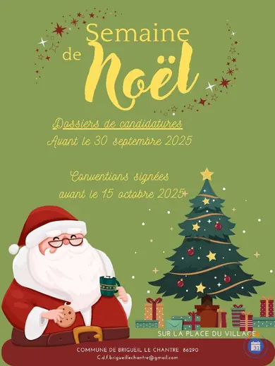 Affiche Marché de Noel Journée des enfants