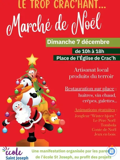 Affiche Trop Crac'hant Marché de Noël