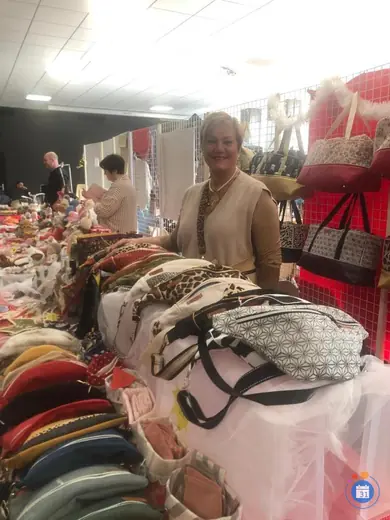 Affiche 14 ème marché de noël du lions club monts beaujolais