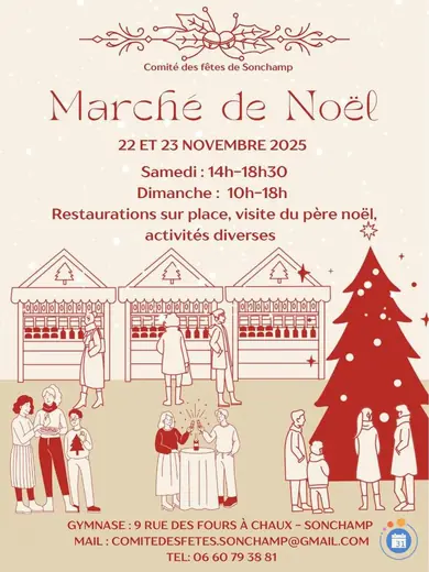 Affiche Marché de noël
