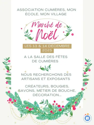 Affiche Marché de noel