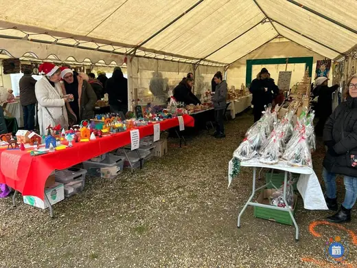 Affiche Marché de Noël SURVILLE 27