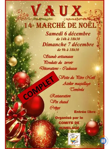 Affiche 14e Marché de Noël