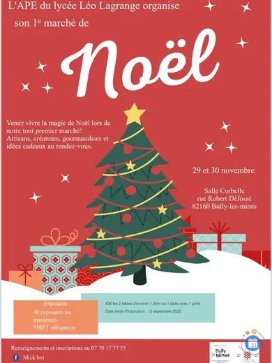 Affiche Marché de Noël