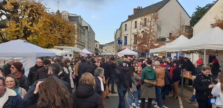 Affiche Marché de Noël 2025 'Fête des Marrons'