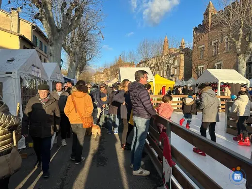 Affiche Marché de Noël de Rabastens 'La Rabastinhòla de Nadal'