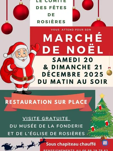 Affiche Marché de Noël