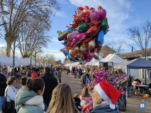 Affiche Marché de Noël de Saint-Aubin de Médoc