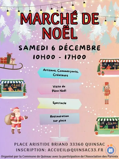 Affiche Marché de noël