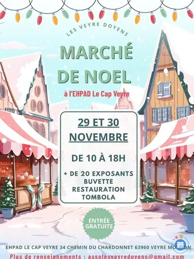 Affiche Marché de Noël des Veyre Doyens