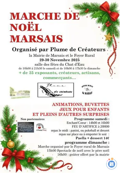 Affiche Marché de Noël