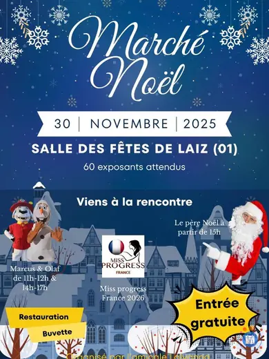 Affiche Marché de Noël
