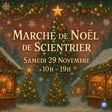 Affiche Marché de Noël de Scientrier