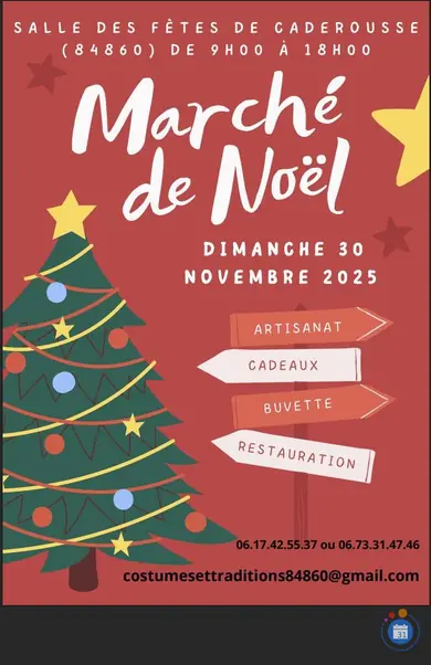 Affiche Marché de Noël