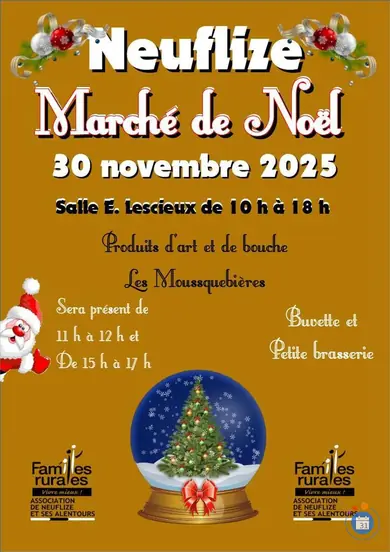 Affiche Marché de Noël de Neuflize