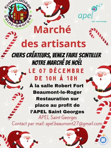 Affiche Marché de Noël