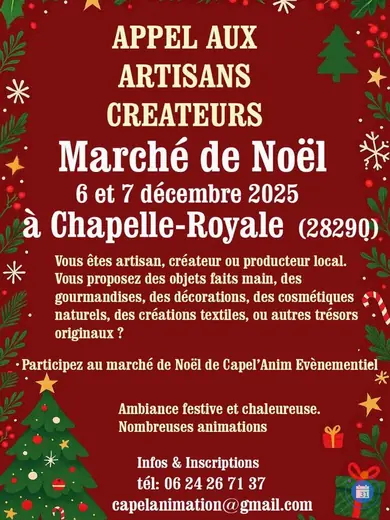 Affiche Chapelle Royale Enchantée et son Marché de Noël