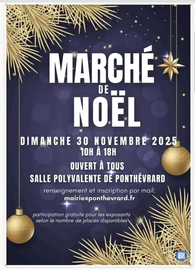Affiche Marché de Noël