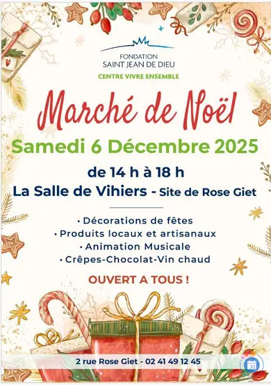 Affiche Marché de Noël 2025