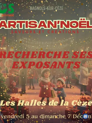 Affiche Artisan'Noêl Saveurs et créations