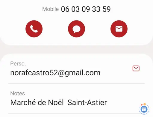 Affiche Marché de Noel