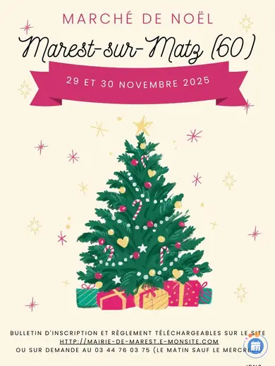 Affiche Marché de Noël 2025