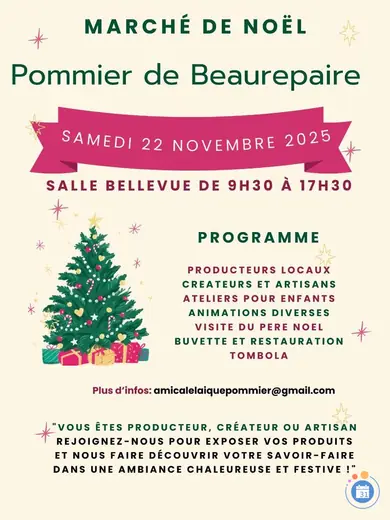 Affiche Marché de Noël