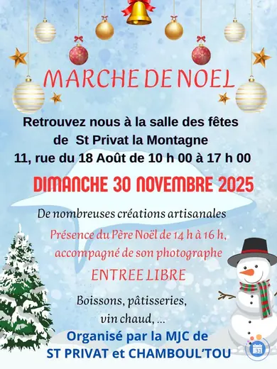 Affiche Marche de noel