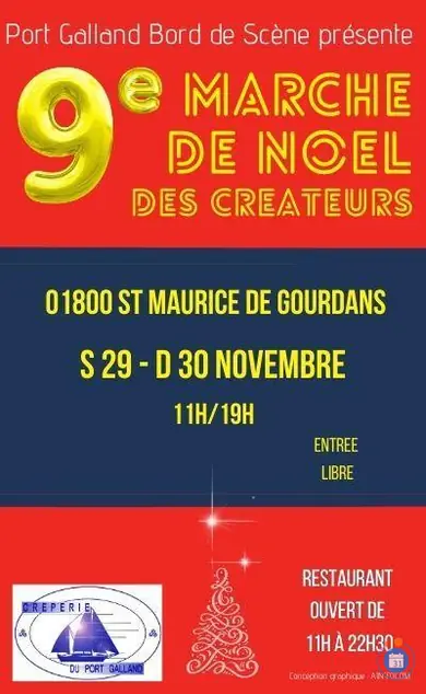 Affiche 9e Marché de Noël des Créateurs