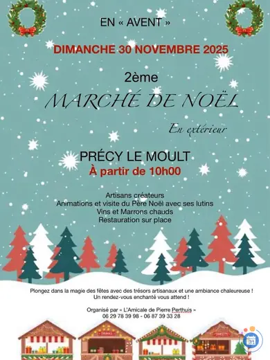 Affiche Marché de Noël
