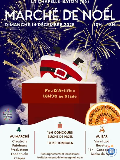 Affiche Marché de Noël