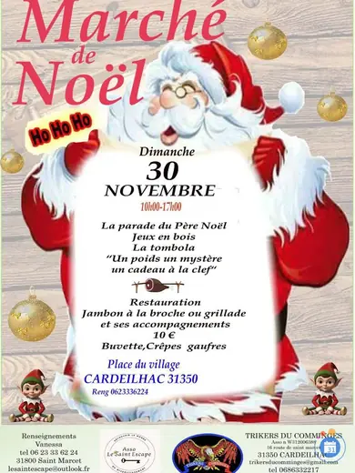 Affiche marché de noël