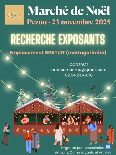 Affiche Marché de Noël