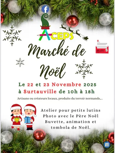 Affiche Marché de Noël