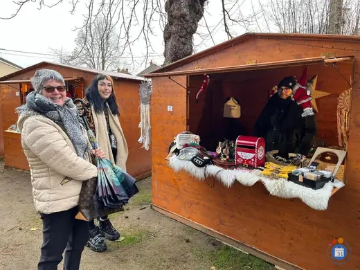 Affiche Marché de Noël Gannat 2025