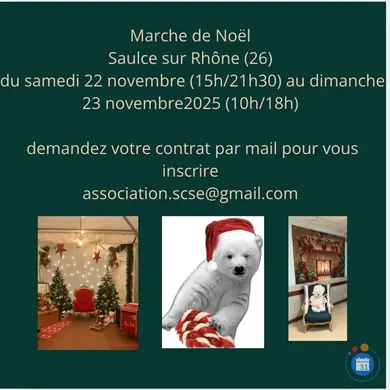 Affiche Marché de Noël