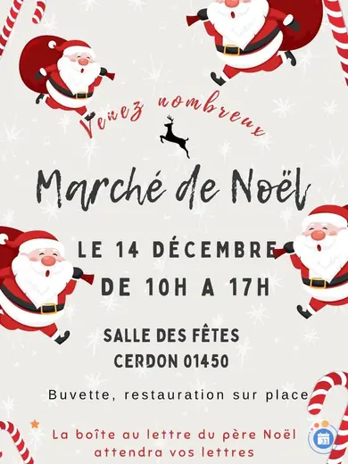 Affiche Marché de Noël