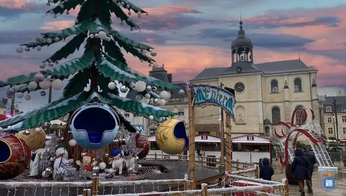 Affiche Marché de Noël - LE MANS 2025