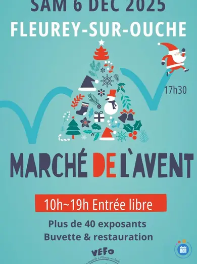 Affiche Marché de l'Avent