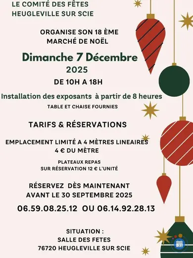 Affiche Marché de Noël