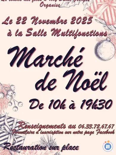 Affiche Marché De Noël 2025 d'Ully-Saint-Georges (60)