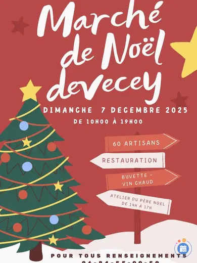 Affiche Marché de Noel de Devecey